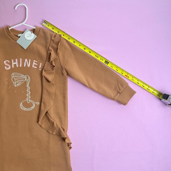 I Love J Girls Sweatshirt Fleece Dress - NWT Korean Clothing Brand - Size 5T - Picture 8 of 9